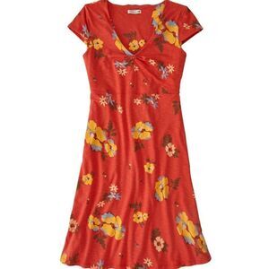 TOAD & CO Rosemarie Dress Orange Yellow Size Small